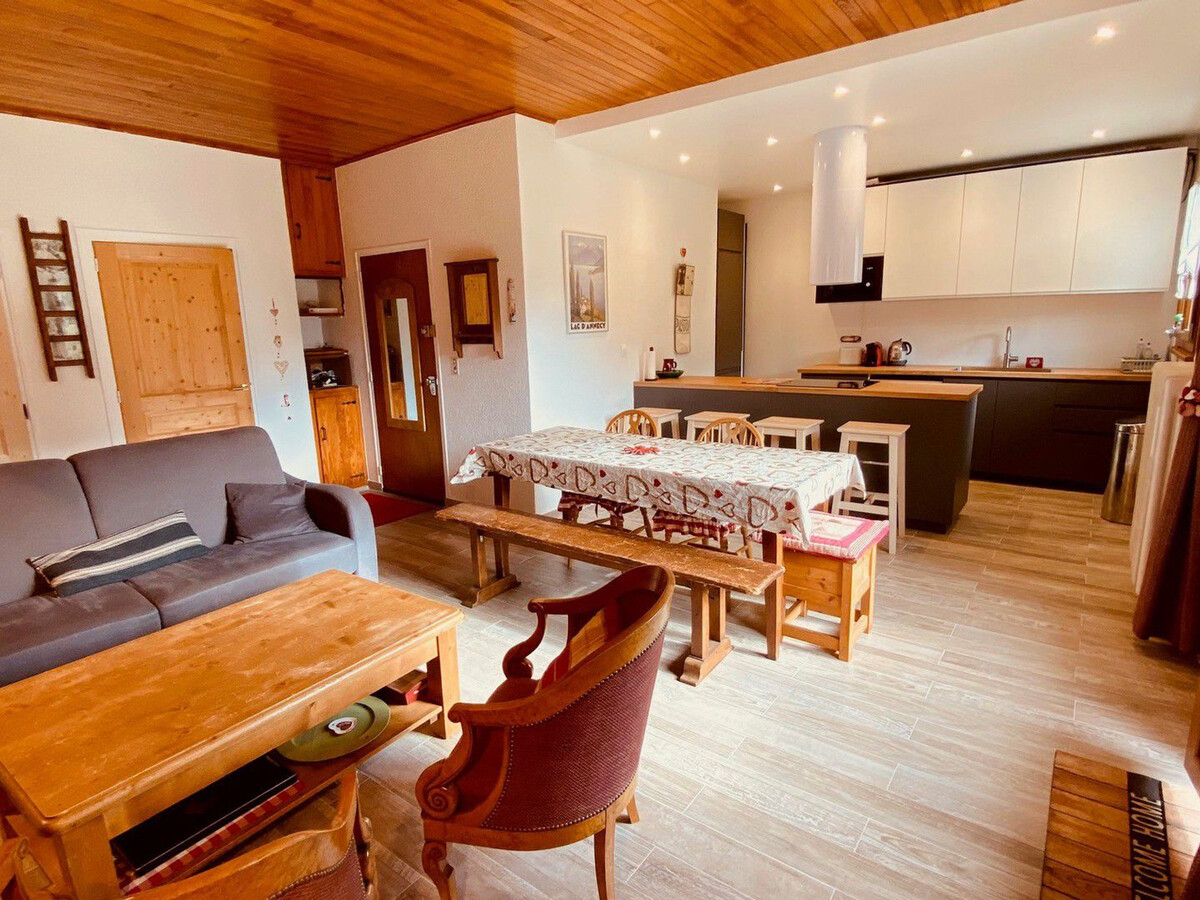 Appartement rénové 3 ch, terrasse sud et jardin à La Clusaz - Photo 1