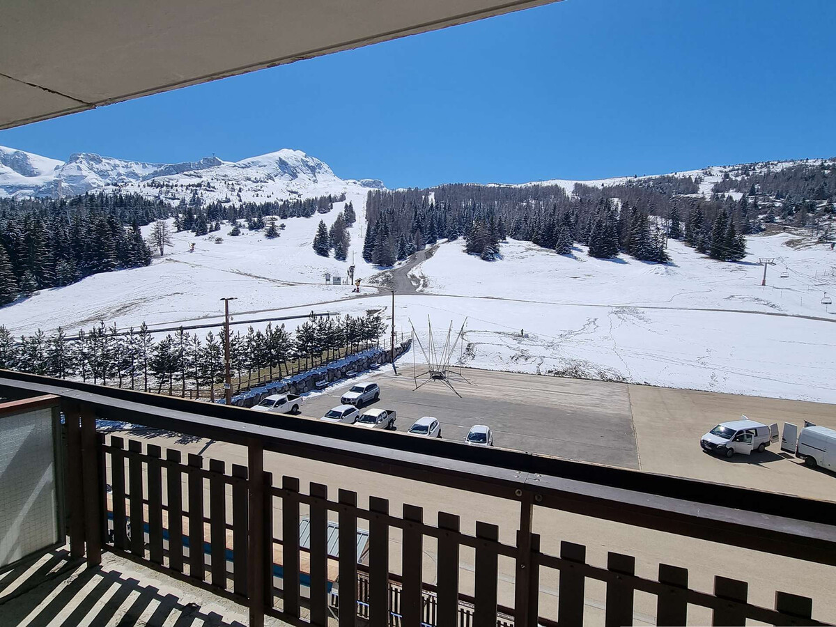 Studio Le Dévoluy, 50m télésiège, vue neige - Photo 15