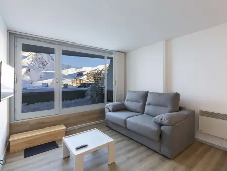 Location appartement à La Mongie, Studio cabine 5 pers. avec balcon à 80m des pistes - La Mongie 1800
