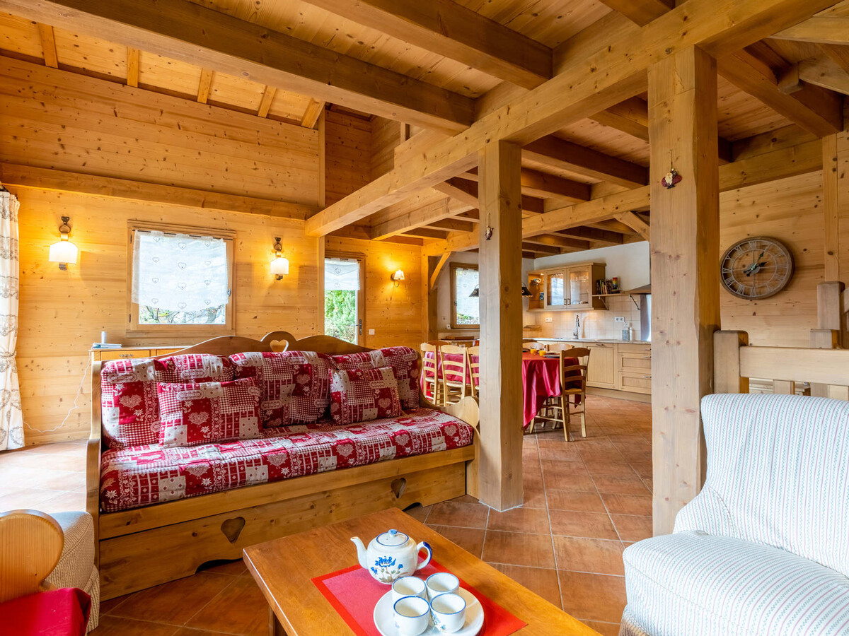 Chalet mitoyen 3 étoiles, 109 m², terrasse & garage à La Clusaz - Photo 3