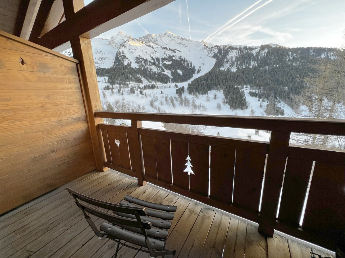Chalet mitoyen 3 étoiles, 109 m², terrasse & garage à La Clusaz - Photo 13