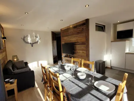 Location appartement à Les Gets, Appartement lumineux 2 chambres avec parking et vue montagnes