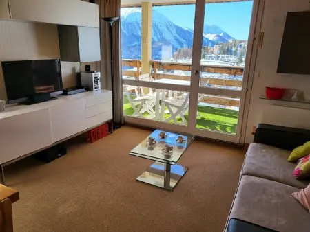 T2 6 pers aux pieds des pistes, balcon sud, Orcières : photo 2