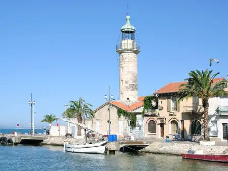 Appt 4 pers Port Camargue, vue port et parking : photo 10