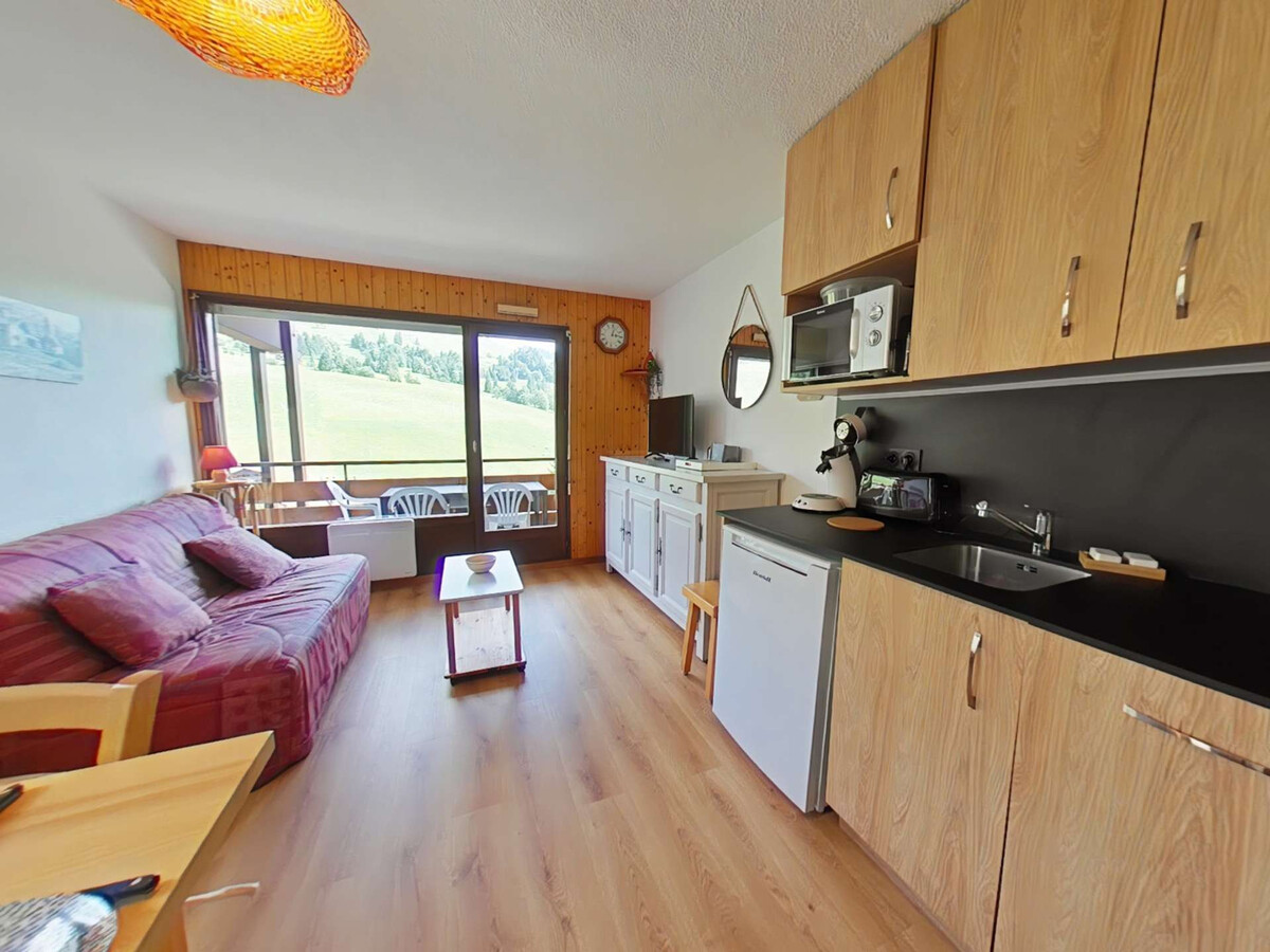 Studio cabine 5 couchages, vue pistes au Grand-Bornand - Photo 1