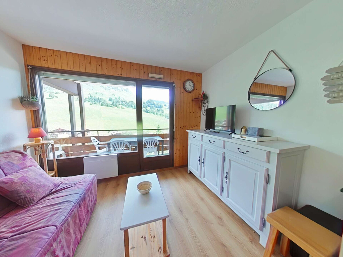 Studio cabine 5 couchages, vue pistes au Grand-Bornand - Photo 3