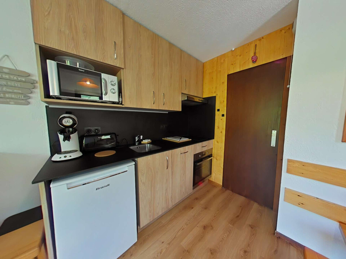 Studio cabine 5 couchages, vue pistes au Grand-Bornand - Photo 6