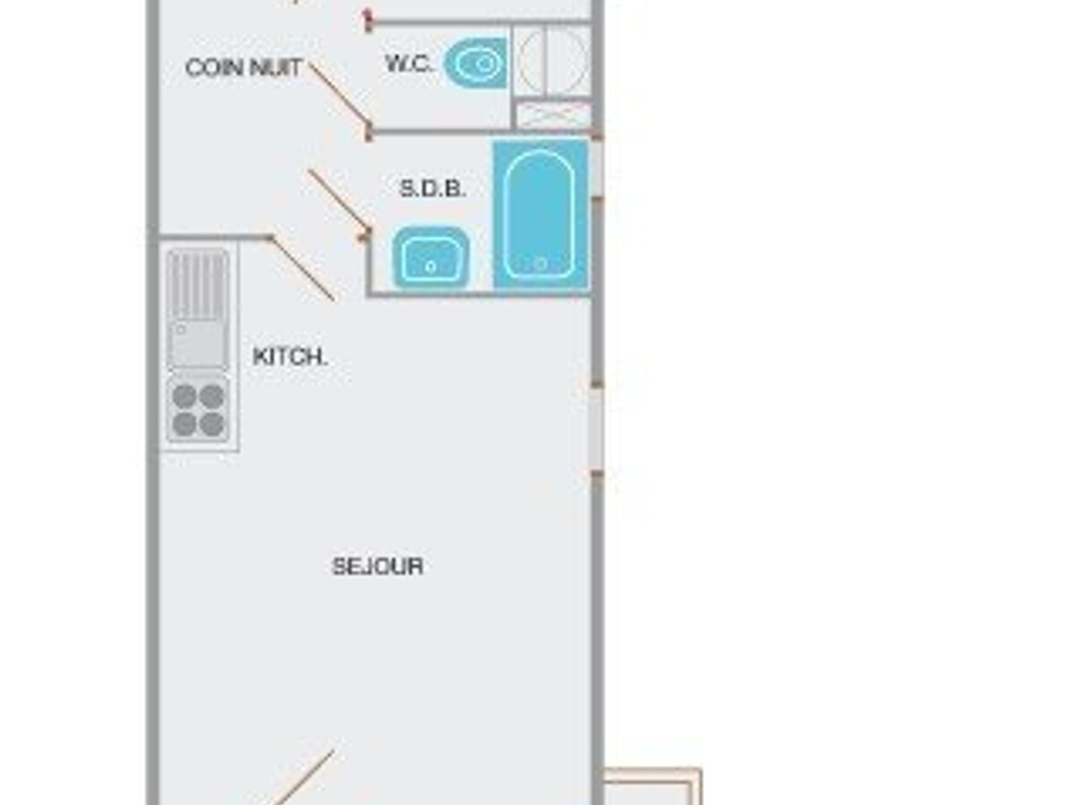 Studio cabine 5 couchages, vue pistes au Grand-Bornand - Photo 15