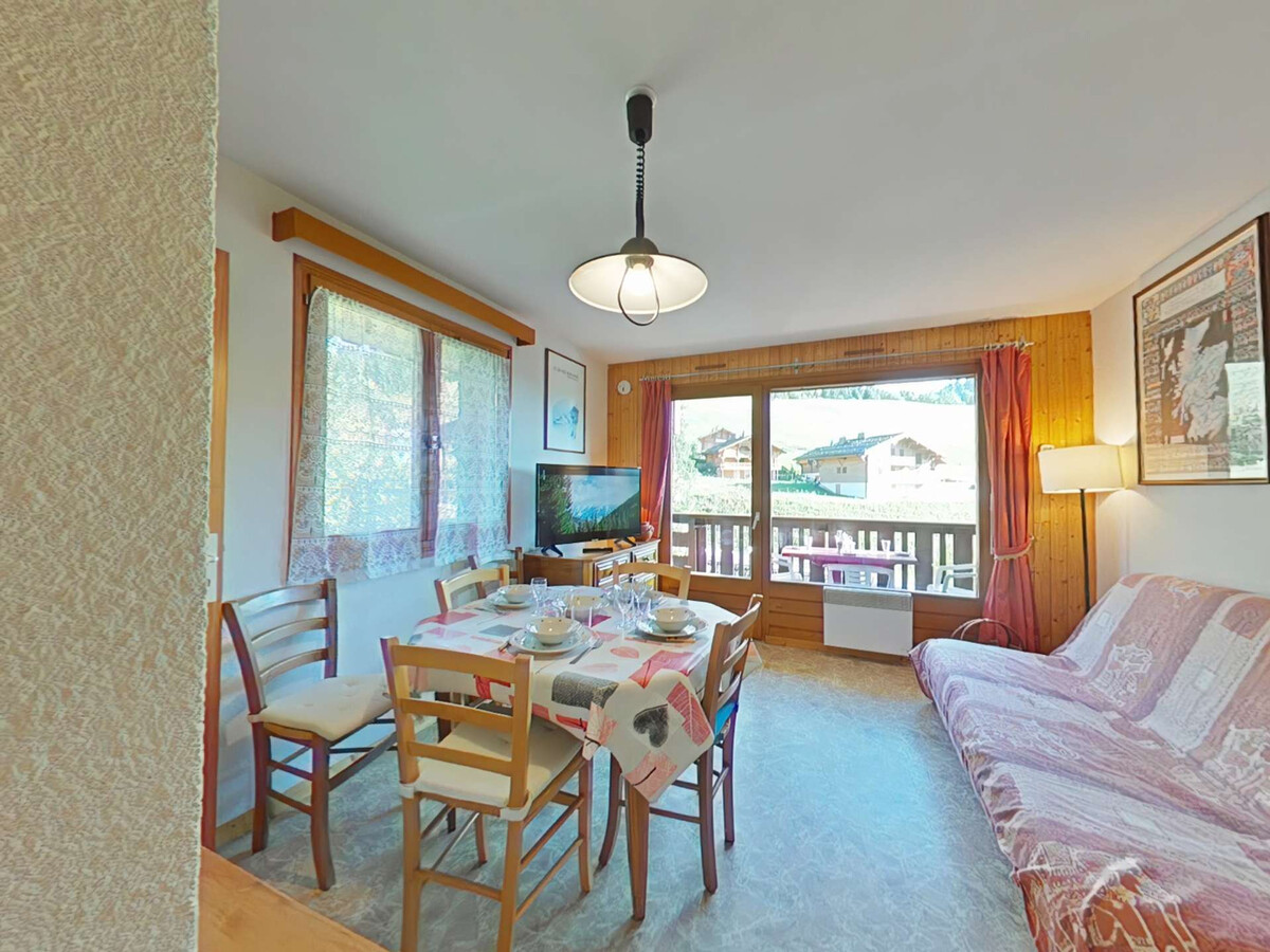 Appart 6 pers Le Grand-Bornand, balcon vue pistes - Photo 2
