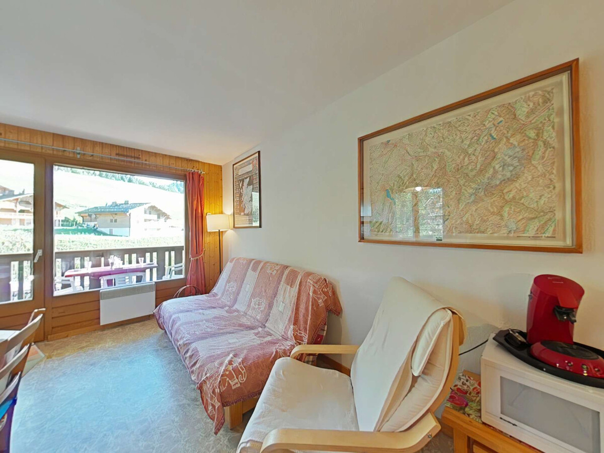 Appart 6 pers Le Grand-Bornand, balcon vue pistes - Photo 4