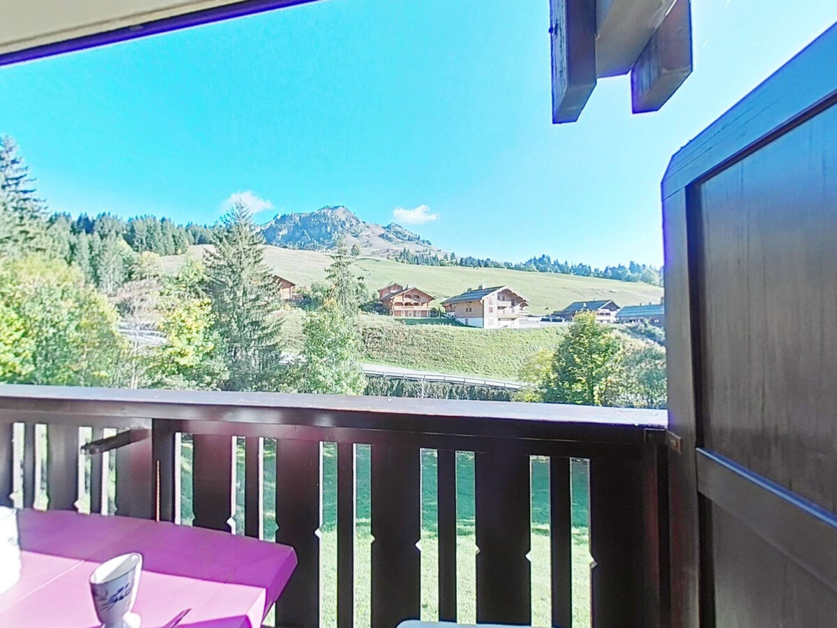 Appart 6 pers Le Grand-Bornand, balcon vue pistes - Photo 19