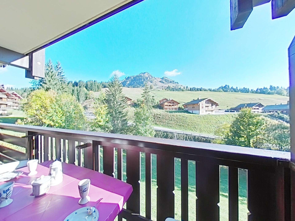 Appart 6 pers Le Grand-Bornand, balcon vue pistes - Photo 20