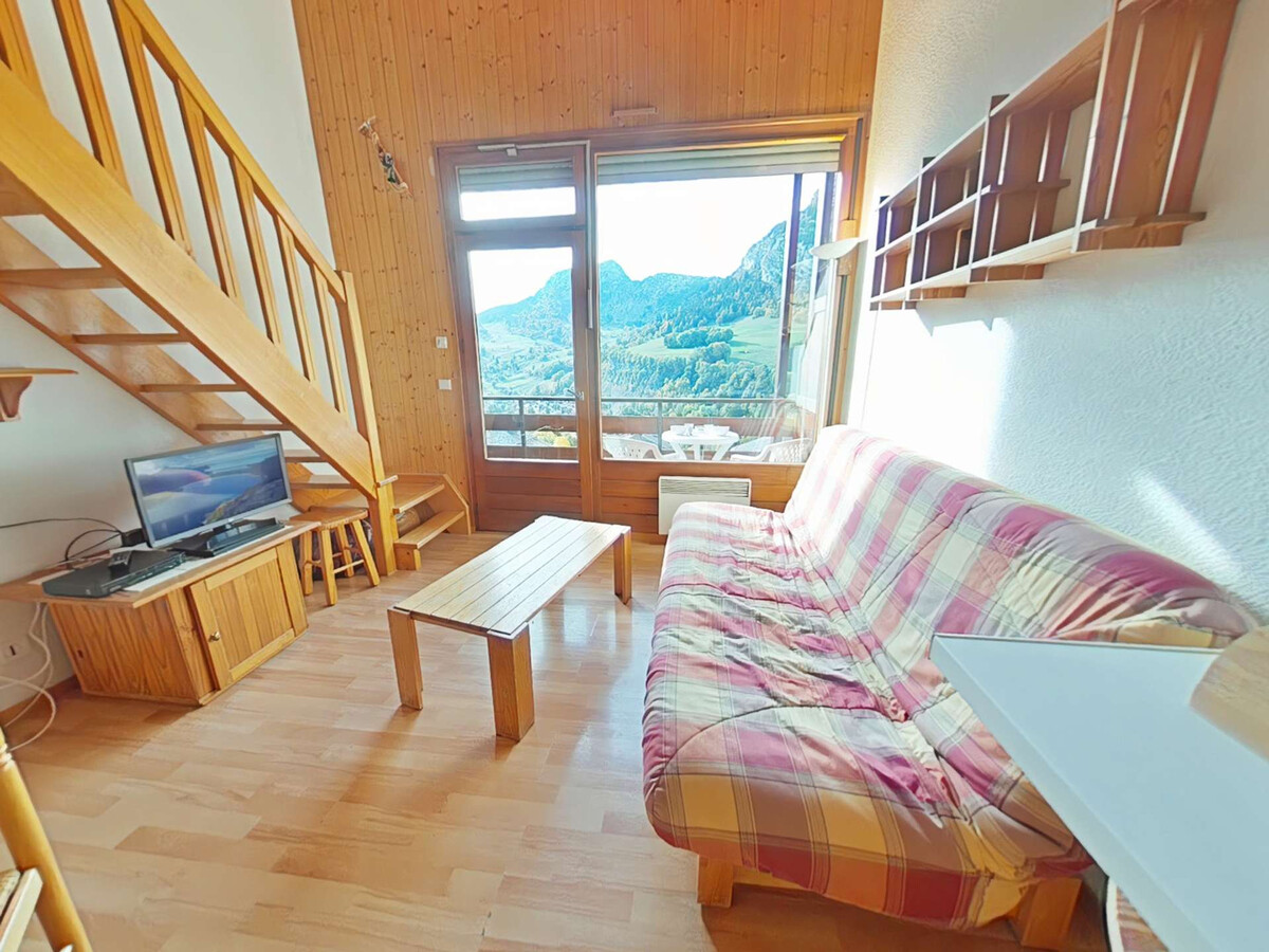 Appt 2P + mezzanine skis aux pieds au Grand-Bornand - Photo 2