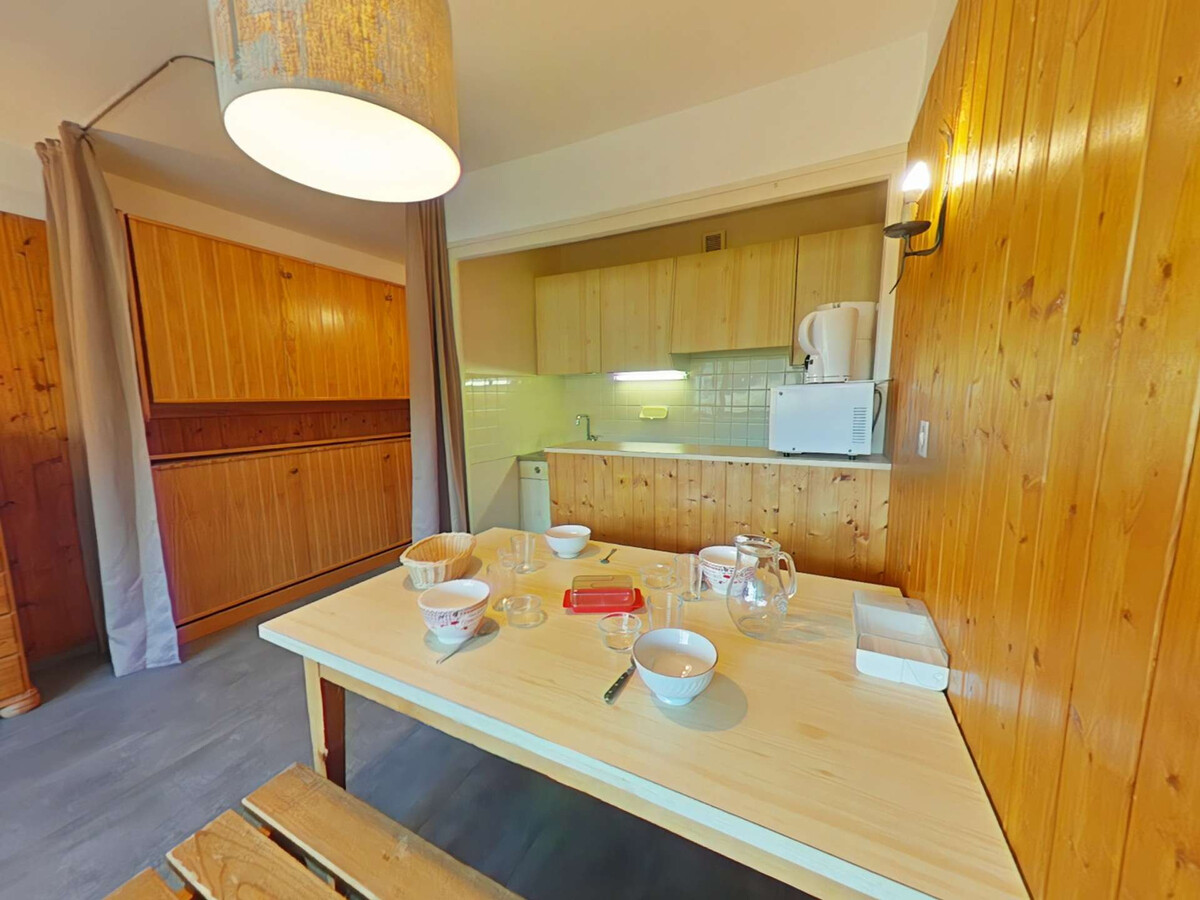 Studio 4 personnes Chinaillon, balcon sud vue pistes - Photo 5