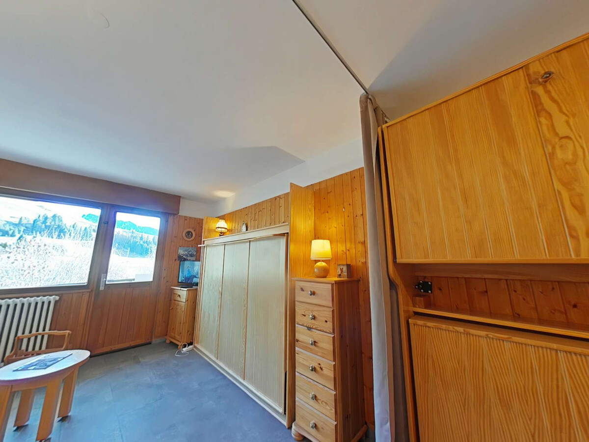 Studio 4 personnes Chinaillon, balcon sud vue pistes - Photo 8