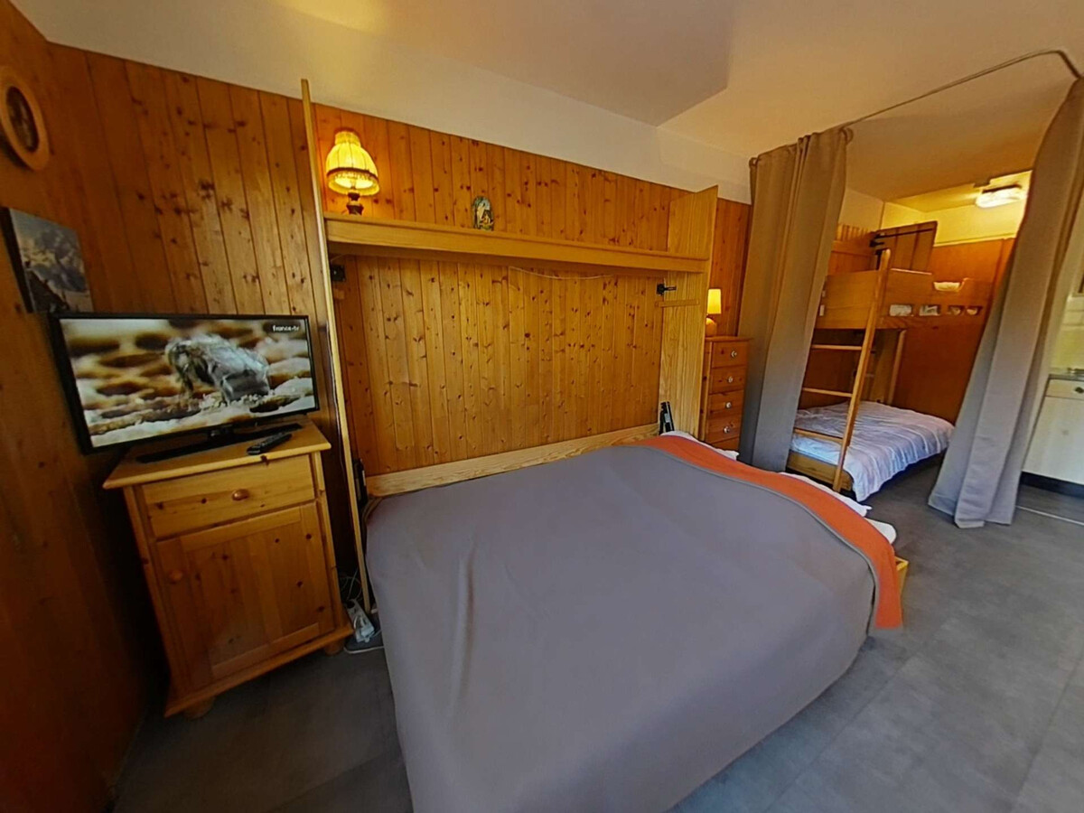 Studio 4 personnes Chinaillon, balcon sud vue pistes - Photo 9