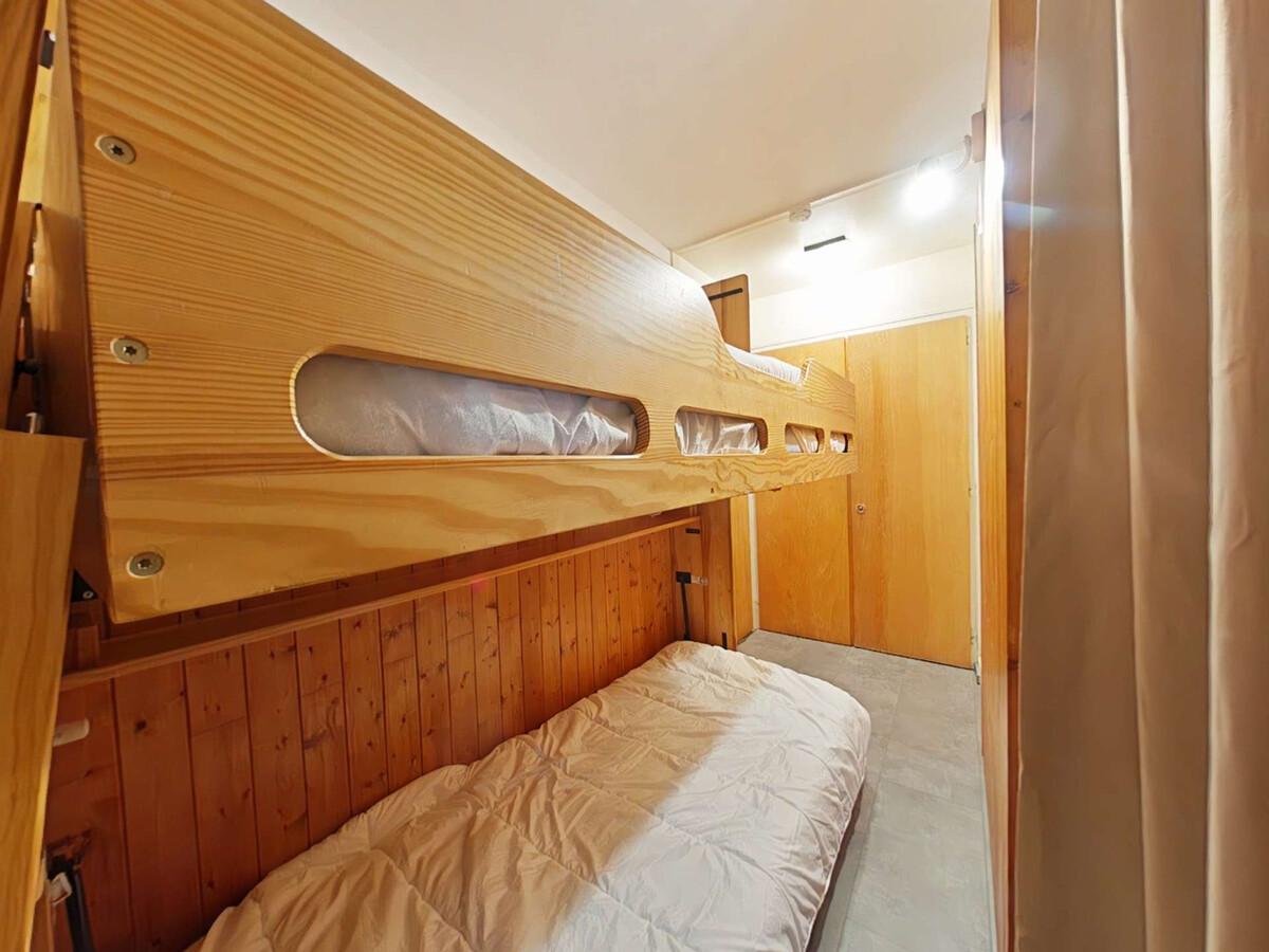 Studio 4 personnes Chinaillon, balcon sud vue pistes - Photo 11