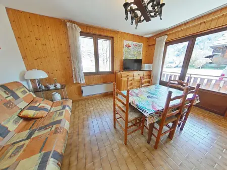 Location appartement à Le Grand Bornand, Studio cabine 5 pers, proche patinoire et pistes, Le Grand-Bornand