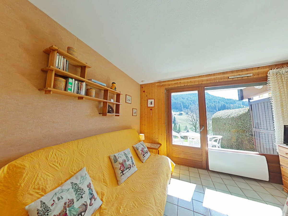 Studio 4 pers. terrasse sud, navettes ski, Le Grand-Bornand - Photo 1