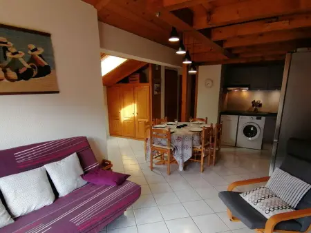 Appt 2 chambres au centre avec balcon, casier à ski : photo 2