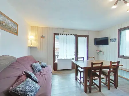 Location appartement à Le Grand Bornand, Appartement cosy 2 pièces cabine, proche centre et pistes, 4 couchages, Le Grand-Bornand