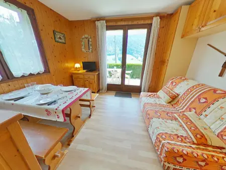 Location appartement à Le Grand Bornand, Studio avec Terrasse et Casier à Ski - Le Grand-Bornand