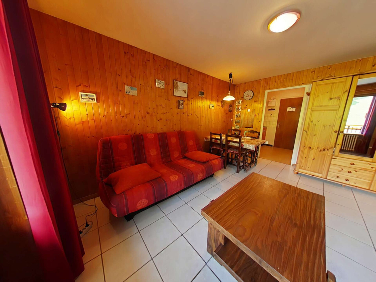 Studio 4 pers. Chinaillon : balcon sud, 150m des pistes - Photo 1