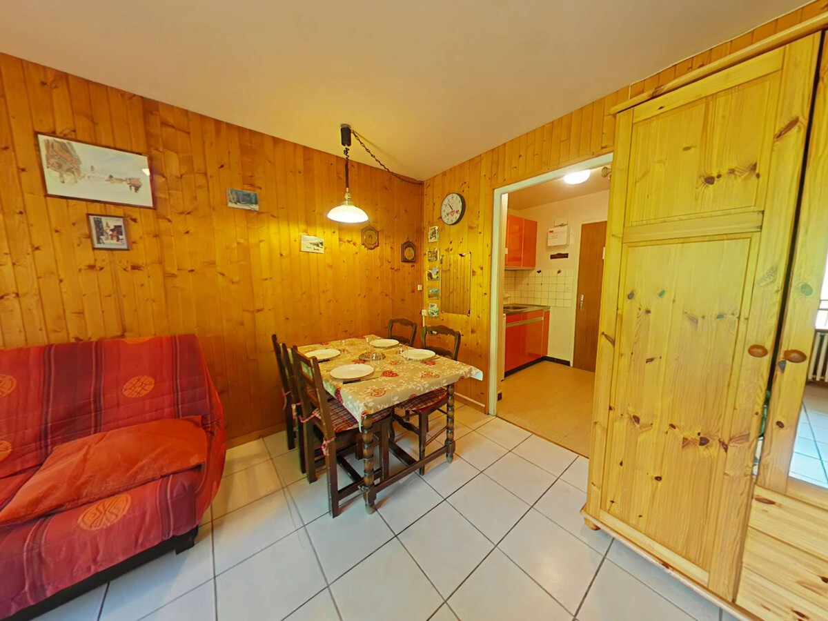 Studio 4 pers. Chinaillon : balcon sud, 150m des pistes - Photo 3