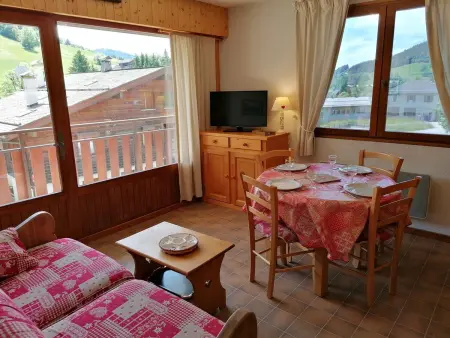 Location appartement à Le Grand Bornand, Appt 2 pièces pour 5 pers avec balcon et parking à Chinaillon, près des pistes