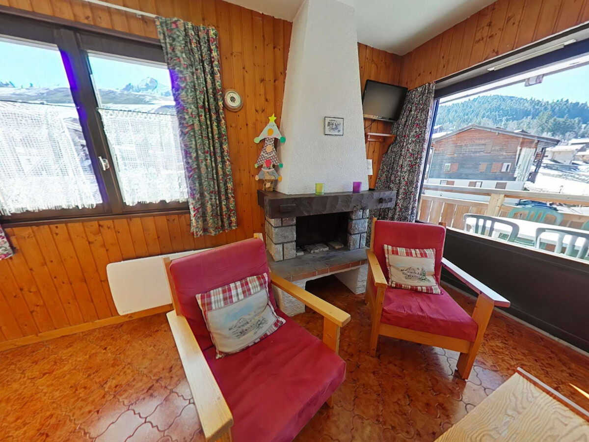 Studio 4 pers. pied des pistes, balcon sud Le Grand-Bornand - Photo 2