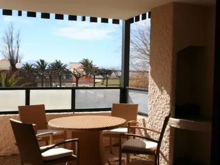 Location appartement à Port Barcarès, Appartement T3 lumineux avec piscines et terrasses, 6 couchages, proche sports et loisirs, Le Barcarès