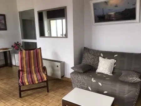 T3 Cap d'Agde, terrasse vue mer plein sud, 50m plage : photo 8