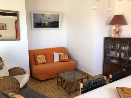 T3 Cap d'Agde, terrasse vue mer plein sud, 50m plage : photo 10