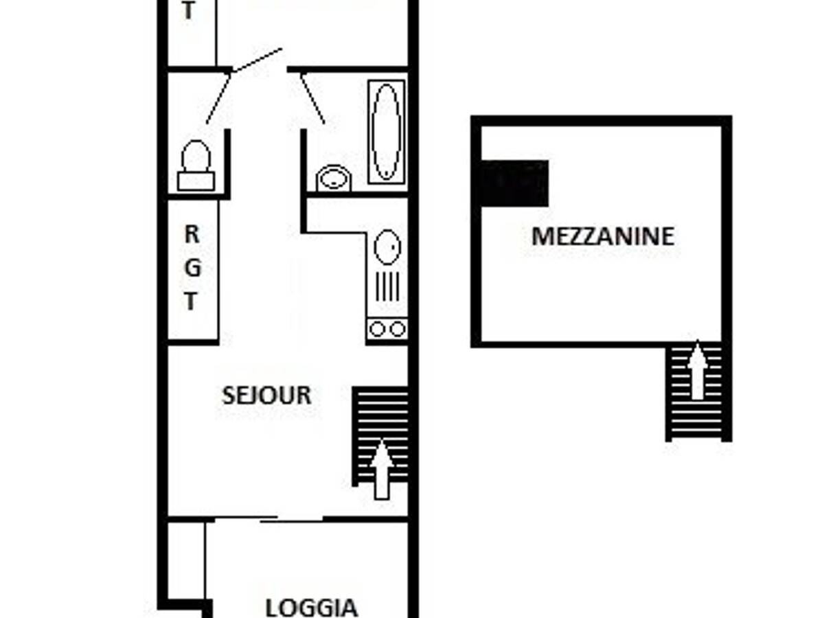 T2 mezzanine 6 pers avec terrasse à 50m de la plage - Photo 10