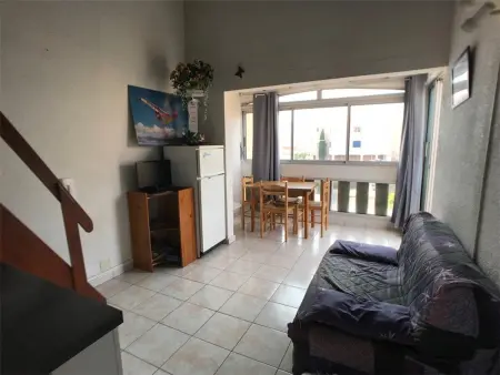 Appartement T2 Mezzanine, 6 pers., Piscine, Clim, Port Barcarès : photo 4