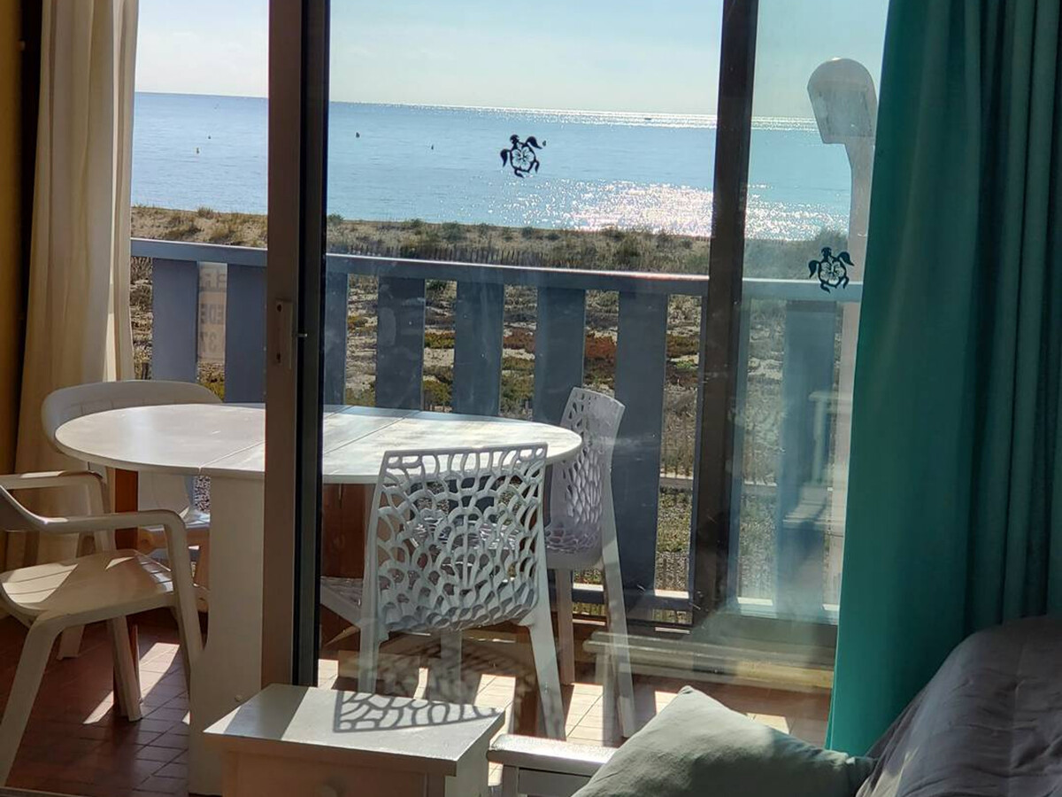 Appartement face mer à Port Barcarès, plage directe, 4 pers. - Photo 1