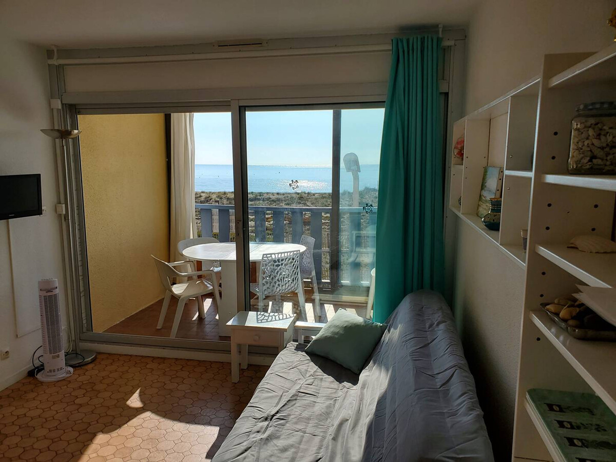 Appartement face mer à Port Barcarès, plage directe, 4 pers. - Photo 12