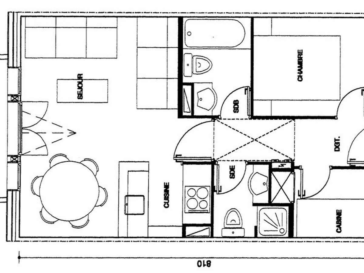 Appart 3 pièces balcon Est, 7 pers., animaux acceptés - Photo 9