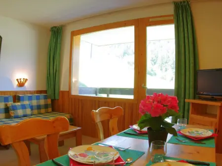 Location appartement à Valmorel, Appartement 2 pièces à Valmorel pour 6 pers, balcon, animaux acceptés