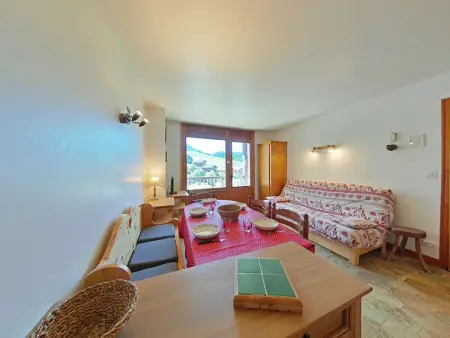 Appt 2P balcon vue pistes, centre Chinaillon : photo 2