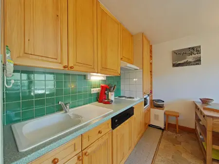 Appt 2P balcon vue pistes, centre Chinaillon : photo 5