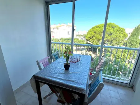 Location appartement à Le Grau du Roi, Charmant 2 pièces cabine moderne, parking inclus, proche plage et commerces, animaux admis