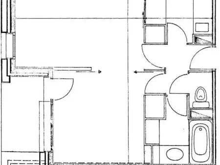 Studio divisible 27m² avec terrasse, Valmorel : photo 8