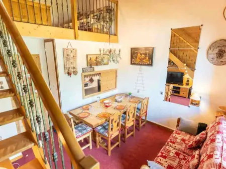 3 pièces avec mezzanine, balcon vue montagne à Valmorel : photo 3