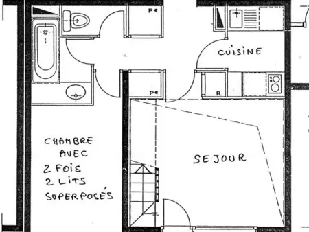 3 pièces avec mezzanine, balcon vue montagne à Valmorel : photo 10
