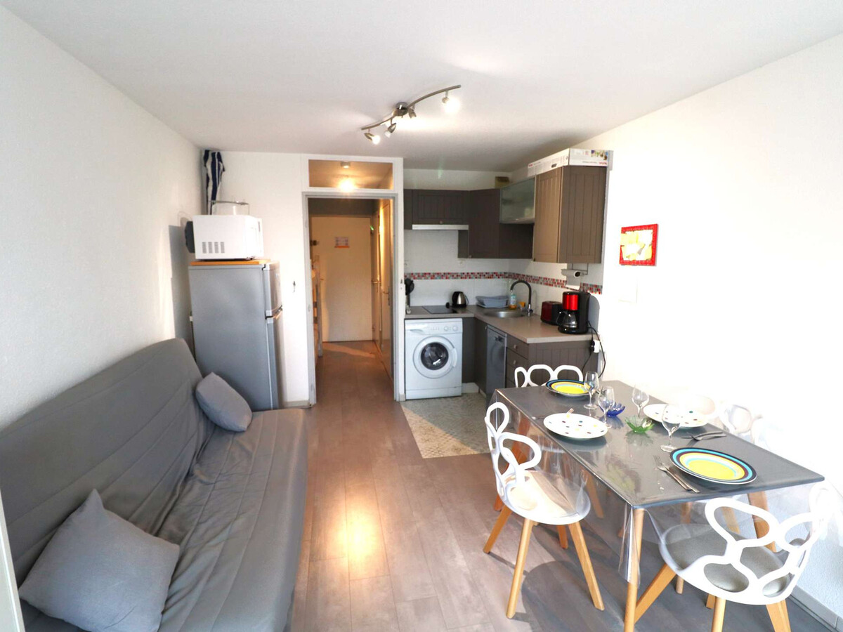 Studio cabine 4 pers RDC, terrasse sud-ouest, piscines - Photo 7