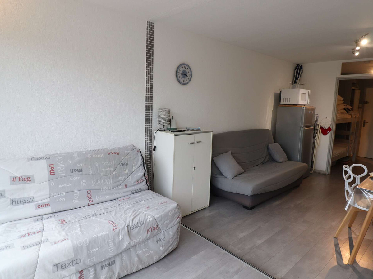 Studio cabine 4 pers RDC, terrasse sud-ouest, piscines - Photo 8