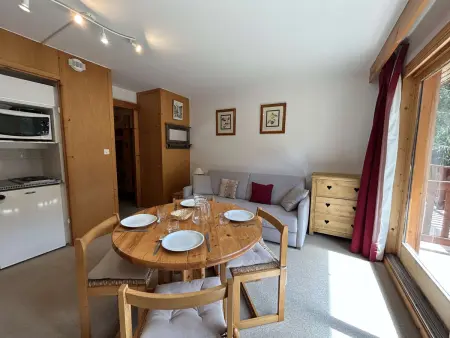 Studio 4 pers. à Méribel, 20m des pistes, balcon