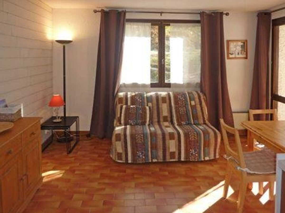 Studio 4 pers aux Orres, balcon sud face au télésiège - Photo 1