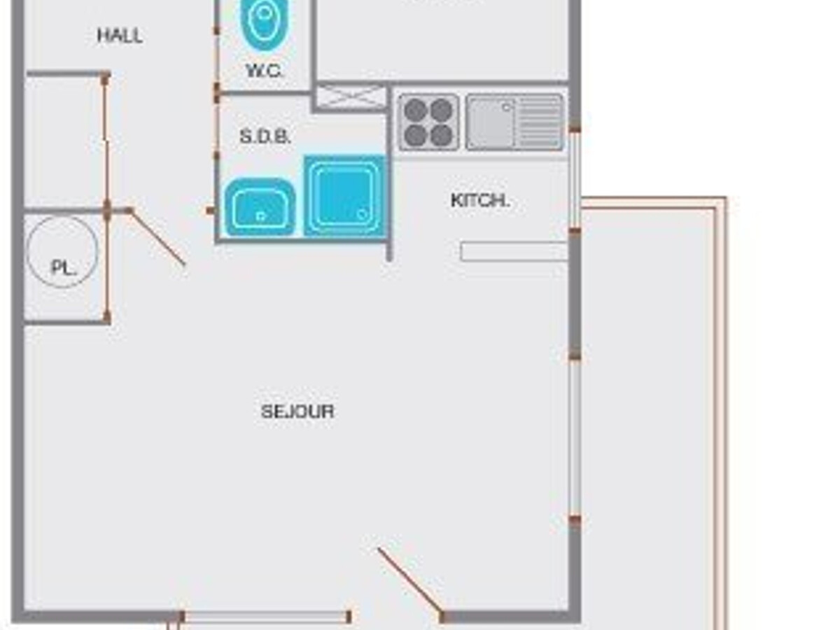 Studio cabine 4 pers. au pied des pistes, parking inclus - Photo 16